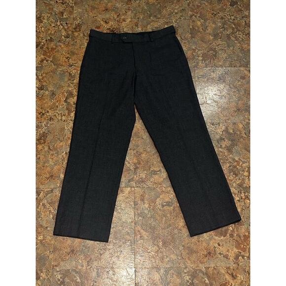 Stafford Performance Men’s Gray Dress Pants Size 34X30 - Picture 1 of 9